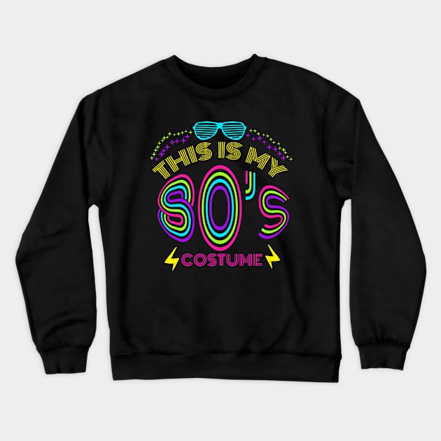 This Is My 80s Costume - Vintage Vaporwave T-Shirt Crewneck Sweatshirt by biNutz